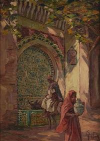 EDOUARD HERZIG LA FONTAINE NEJJARINE A FES